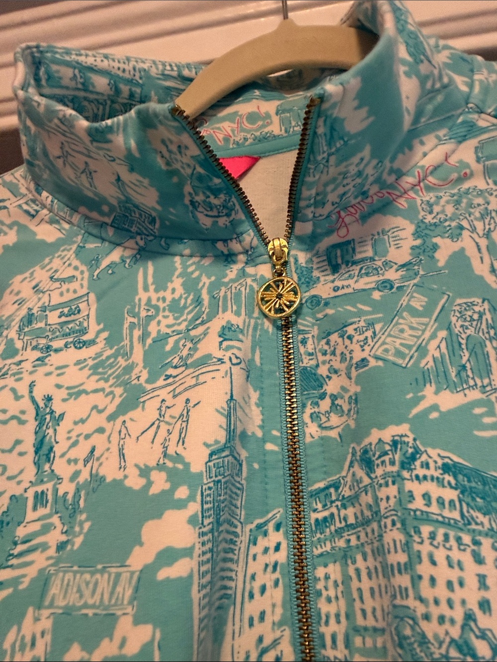 Lilly Pulitzer NYC Half-Zip Pullover - Picture 4 of 5